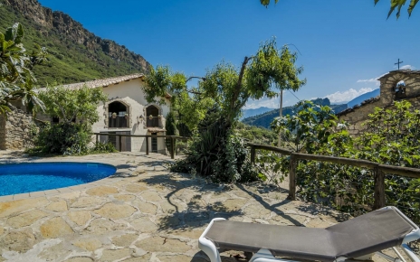 The indoor pool is located in the annexe opposite